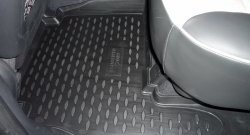 3 799 р. Коврики в салон Element (3-й ряд) (полиуретан) .  KIA Sorento  XM (2009-2012) дорестайлинг  с доставкой в г. Белгород. Увеличить фотографию 3