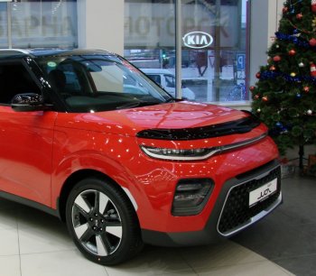 Дефлектор капота SIM KIA Soul  SK3 (2018-2022)