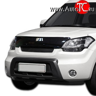 569 р. Дефлектор капота NovLine KIA Soul AM дорестайлинг (2008-2011)  с доставкой в г. Белгород