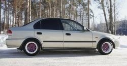 4 739 р. Универсальные фендера на колёсные арки RA (вынос 50 мм, комплект) Ford Focus 3 седан рестайлинг (2014-2019) (Поверхность глянец (под окраску))  с доставкой в г. Белгород. Увеличить фотографию 6