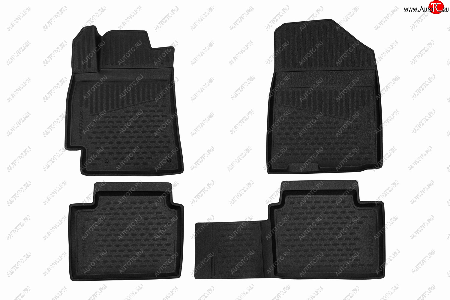 9 949 р. Комплект 3D ковриков салона TRIUMF  Land Rover Discovery Sport  L550 (2014-2019) дорестайлинг (Черные)  с доставкой в г. Белгород