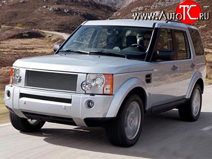 8 949 р. Решётка радиатора Stormer Style Land Rover Discovery 3 L319 (2004-2009) (Металлическая сетка, Неокрашенная)  с доставкой в г. Белгород