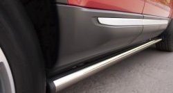 12 299 р. Защита порогов из круглой трубы диаметром 63 мм (Prestige u Pure) Russtal Land Rover Range Rover Evoque 1 L538 дорестайлинг 5 дв. (2011-2015) (Защита порогов с со скосами на торцах (вариант 1))  с доставкой в г. Белгород. Увеличить фотографию 5