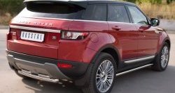 12 299 р. Защита порогов из круглой трубы диаметром 63 мм (Prestige u Pure) Russtal Land Rover Range Rover Evoque 1 L538 дорестайлинг 5 дв. (2011-2015) (Защита порогов с со скосами на торцах (вариант 1))  с доставкой в г. Белгород. Увеличить фотографию 8