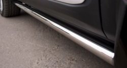 12 299 р. Защита порогов из круглой трубы диаметром 63 мм (Prestige u Pure) Russtal Land Rover Range Rover Evoque 1 L538 дорестайлинг 5 дв. (2011-2015) (Защита порогов с со скосами на торцах (вариант 1))  с доставкой в г. Белгород. Увеличить фотографию 10