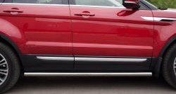 12 299 р. Защита порогов из круглой трубы диаметром 63 мм (Prestige u Pure) Russtal Land Rover Range Rover Evoque 1 L538 дорестайлинг 5 дв. (2011-2015) (Защита порогов с со скосами на торцах (вариант 1))  с доставкой в г. Белгород. Увеличить фотографию 11