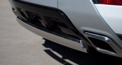 12 999 р. Защита заднего бампера (Ø75x42 мм, нержавейка, Dynamic) Russtal Land Rover Range Rover Evoque 1 L538 дорестайлинг 5 дв. (2011-2015)  с доставкой в г. Белгород. Увеличить фотографию 3
