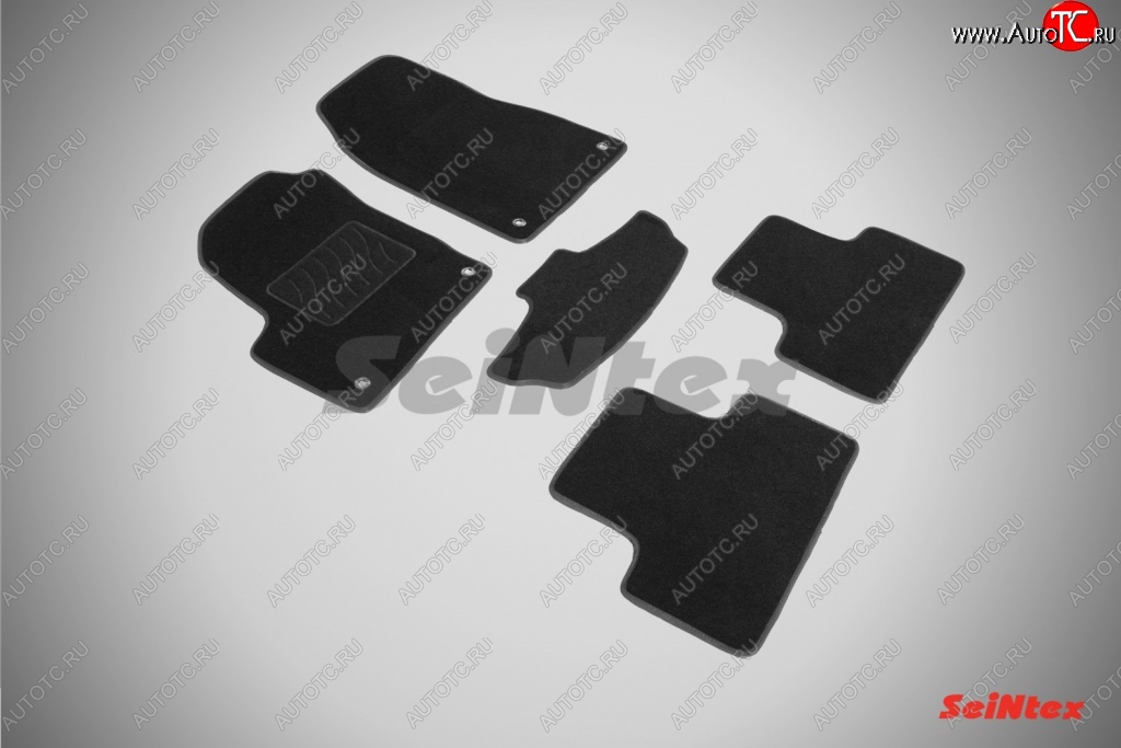 2 999 р. Износостойкие коврики в салон SeiNtex Premium LUX 4 шт. (ворсовые) Land Rover Range Rover Evoque 1 L538 дорестайлинг 5 дв. (2011-2015)  с доставкой в г. Белгород