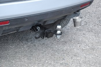 13 199 р. Фаркоп Petroil Tuning (съемный квадрат) Land Rover Freelander L359 1-ый рестайлинг (2010-2012)  с доставкой в г. Белгород. Увеличить фотографию 2