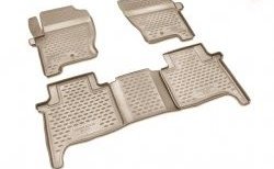 Комплект ковриков в салон Element 4 шт. (полиуретан, бежевые) Land Rover Range Rover Sport  1 L320 (2005-2013) дорестайлинг, рестайлинг