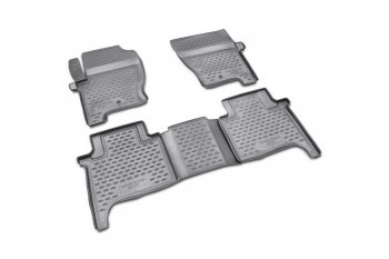 Комплект ковриков салона Element (полиуретан) Land Rover Range Rover Sport  1 L320 (2005-2013) дорестайлинг, рестайлинг (Серые)