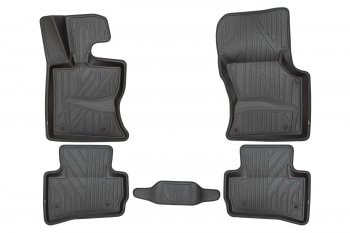 Коврики салона (полистар) KVEST 3D Land Rover Range Rover Velar  1 L560 (2017-2025) (Чёрные)