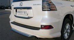 15 999 р. Защита заднего бампера (Ø76 мм, нержавейка) SLITKOFF Lexus GX460 J150 1-ый рестайлинг (2013-2019)  с доставкой в г. Белгород. Увеличить фотографию 2