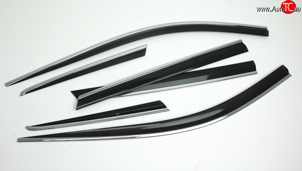 1 249 р. Ветровики SkyLine Lexus CT200h A10 дорестайлинг (2011-2013) (Без молдинга)  с доставкой в г. Белгород