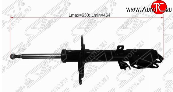 3 999 р. Правый амортизатор задний SAT (пружина бочка) Lexus ES300 XV30 дорестайлинг (2001-2003)  с доставкой в г. Белгород