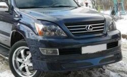 1 499 р. Реснички на фары CT Lexus GX460 J150 дорестайлинг (2009-2013) (Неокрашенные)  с доставкой в г. Белгород. Увеличить фотографию 2