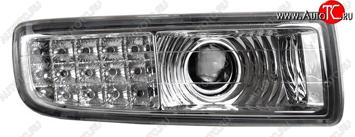 4 099 р. Правая противотуманная фара SAT (диодная) Lexus LX470 J100 дорестайлинг (1998-2002)  с доставкой в г. Белгород