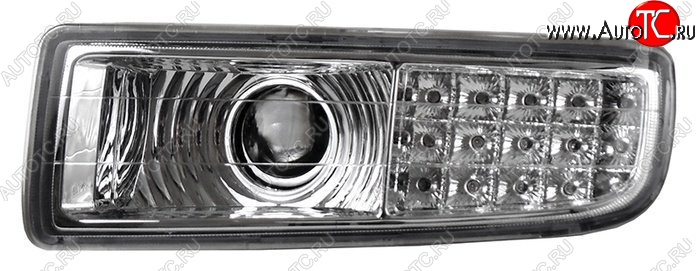 4 099 р. Левая противотуманная фара SAT (Светодиодная) Lexus LX470 J100 дорестайлинг (1998-2002)  с доставкой в г. Белгород