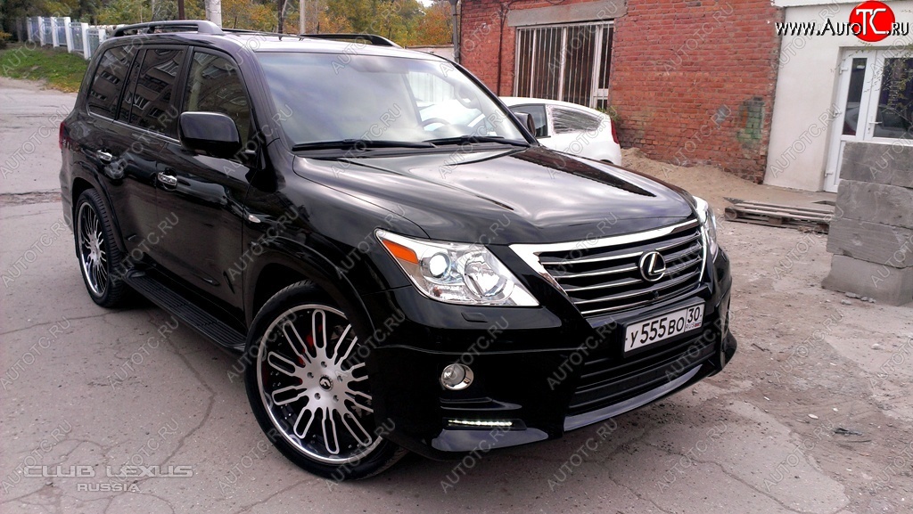 15 349 р. Накладки на колёсные арки JAOS Lexus LX570 J200 дорестайлинг (2007-2012) (Неокрашенные)  с доставкой в г. Белгород