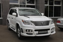 15 349 р. Накладки на колёсные арки WALD BLACK BISON Lexus LX570 J200 дорестайлинг (2007-2012) (Неокрашенные)  с доставкой в г. Белгород. Увеличить фотографию 5