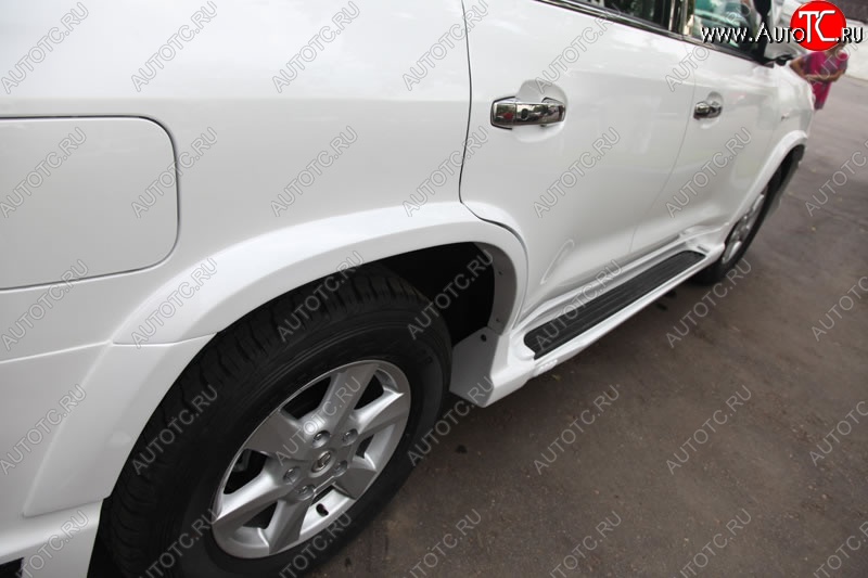 15 349 р. Накладки на колёсные арки WALD BLACK BISON Lexus LX570 J200 дорестайлинг (2007-2012) (Неокрашенные)  с доставкой в г. Белгород