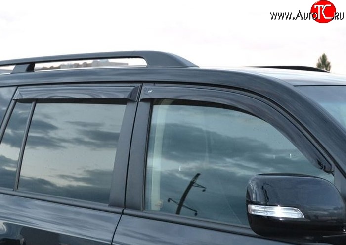 999 р. Комплект дефлекторов окон (ветровиков) 4 шт. Russtal Lexus LX570 J200 дорестайлинг (2007-2012)  с доставкой в г. Белгород