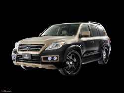 11 949 р. Накладка на передний бампер Goldman Lexus LX570 J200 дорестайлинг (2007-2012) (Неокрашенная)  с доставкой в г. Белгород. Увеличить фотографию 3