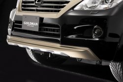11 949 р. Накладка на передний бампер Goldman Lexus LX570 J200 дорестайлинг (2007-2012) (Неокрашенная)  с доставкой в г. Белгород. Увеличить фотографию 4