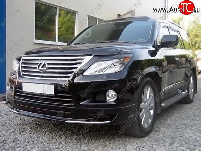 15 349 р. Накладка на передний бампер LX MODE Lexus LX570 J200 дорестайлинг (2007-2012) (Неокрашенная)  с доставкой в г. Белгород
