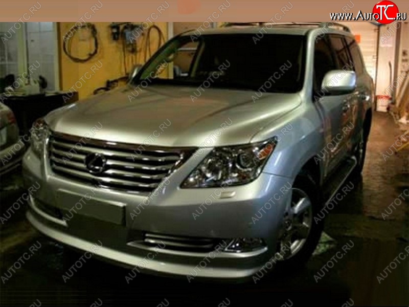 26 249 р. Передний бампер ELFORD Lexus LX570 J200 дорестайлинг (2007-2012) (Неокрашенный)  с доставкой в г. Белгород