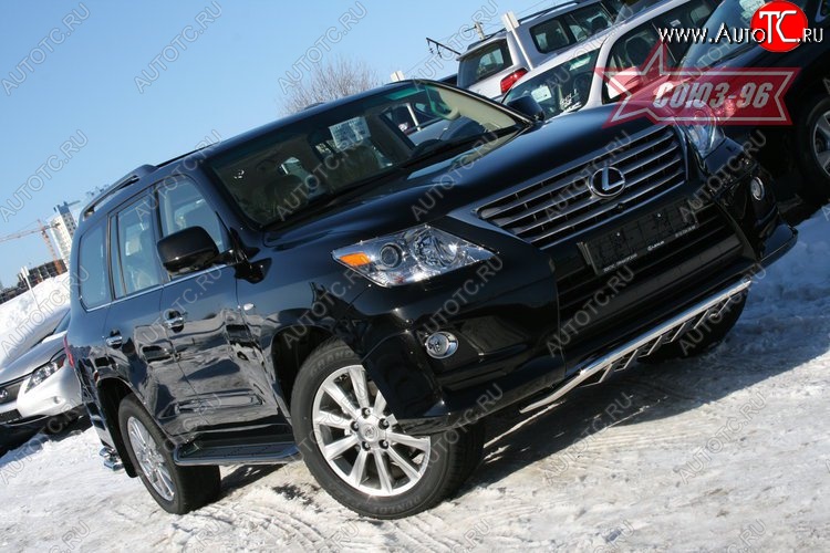 30 149 р. Защита переднего бампера Sport Package Souz-96 (d60) Lexus LX570 J200 дорестайлинг (2007-2012)  с доставкой в г. Белгород
