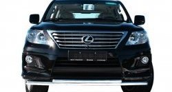 30 149 р. Двойная защита переднего бампера d 60х42 Sport Package Souz-96 Lexus LX570 J200 дорестайлинг (2007-2012)  с доставкой в г. Белгород. Увеличить фотографию 2