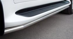 14 999 р. Защита порогов SLITKOFF из круглой трубы диаметром 42 мм (2012-н.в.) Lexus LX570 J200 дорестайлинг (2007-2012)  с доставкой в г. Белгород. Увеличить фотографию 2