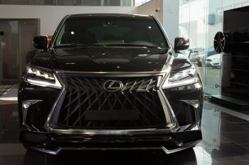 65 999 р. Решетка радиатора HEMMES Lexus LX570 J200 дорестайлинг (2007-2012) (цвет: черный матовый)  с доставкой в г. Белгород. Увеличить фотографию 5