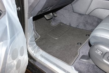719 р. Коврики в салон Klever Premium (текстиль, 4 шт.)  Lexus LX570  J200 (2015-2022) 2-ой рестайлинг (Черные)  с доставкой в г. Белгород. Увеличить фотографию 2