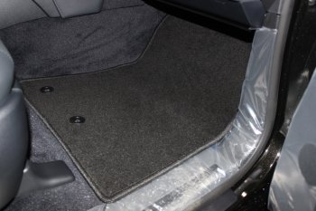 719 р. Коврики в салон Klever Premium (текстиль, 4 шт.)  Lexus LX570  J200 (2015-2022) 2-ой рестайлинг (Черные)  с доставкой в г. Белгород. Увеличить фотографию 3