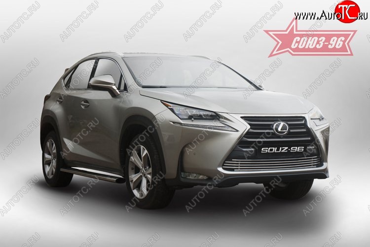10 499 р. Декоративный элемент воздухозаборника Souz-96 (d10)  Lexus NX200T  Z10 - NX300h  Z10  с доставкой в г. Белгород