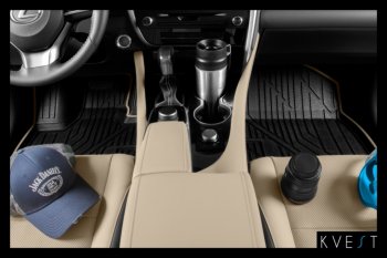 10 529 р. Коврик в салони премиум-класса Kvest  Lexus RX  200T - RX350  AL20  с доставкой в г. Белгород. Увеличить фотографию 12