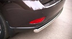 15 349 р. Одинарная защита заднего бампера из трубы диаметром 63 мм SLITKOFF  Lexus RX270  AL10 - RX450H  AL10  с доставкой в г. Белгород. Увеличить фотографию 2