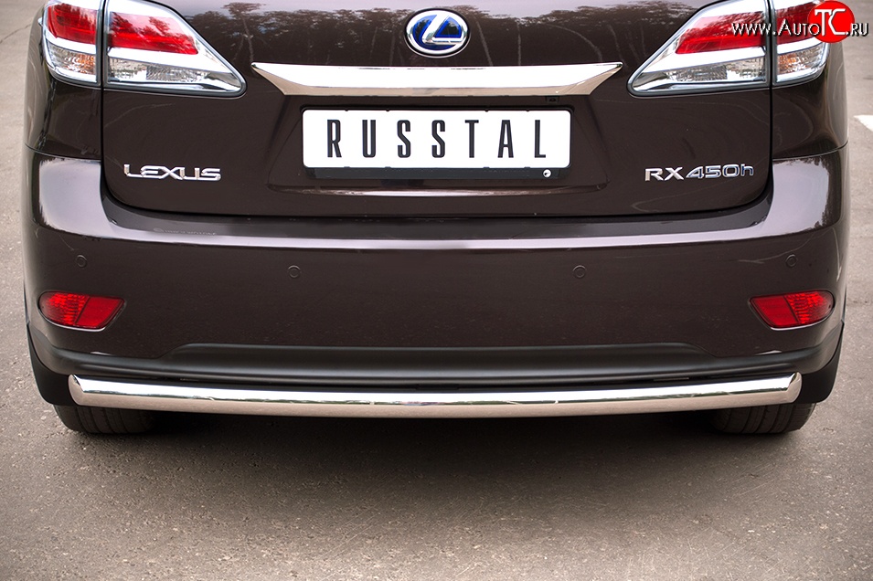 15 349 р. Одинарная защита заднего бампера из трубы диаметром 63 мм SLITKOFF  Lexus RX270  AL10 - RX450H  AL10  с доставкой в г. Белгород