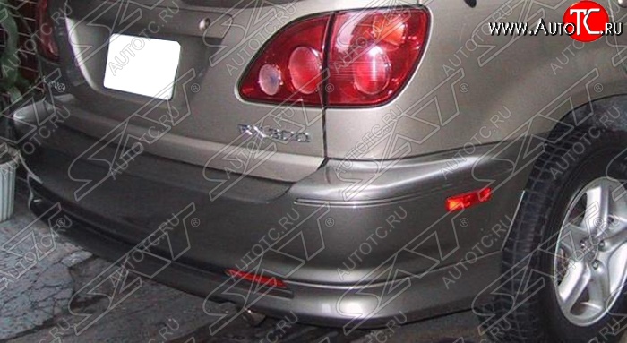 3 399 р. Накладка на стандартный бампер SAT Toyota Harrier XU10 дорестайлинг (1997-2000) (Неокрашенная)  с доставкой в г. Белгород