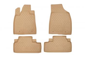 Комплект ковриков салона Element (полиуретан) Lexus RX350  AL10 (2008-2012) дорестайлинг (бежевые)