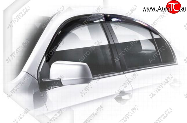 2 199 р. Дефлектора окон CA-Plastiс Lifan Cebrium (2013-2025) (Classic полупрозрачный, Без хром.молдинга)  с доставкой в г. Белгород