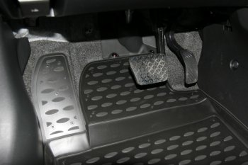 3 699 р. Коврики в салон (чёрные) Element Mazda Demio 3 DE дорестайлинг (2007-2011)  с доставкой в г. Белгород. Увеличить фотографию 2