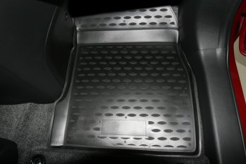 3 699 р. Коврики в салон (чёрные) Element Mazda Demio 3 DE дорестайлинг (2007-2011)  с доставкой в г. Белгород. Увеличить фотографию 4
