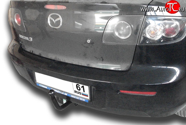 7 019 р. Фаркоп NovLine Mazda 3/Axela BK дорестайлинг, хэтчбэк (2003-2006)  с доставкой в г. Белгород