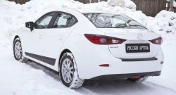 3 949 р. Молдинги RA Mazda 3/Axela BM дорестайлинг седан (2013-2016) (Поверхность глянец под окраску, Неокрашенные)  с доставкой в г. Белгород. Увеличить фотографию 2