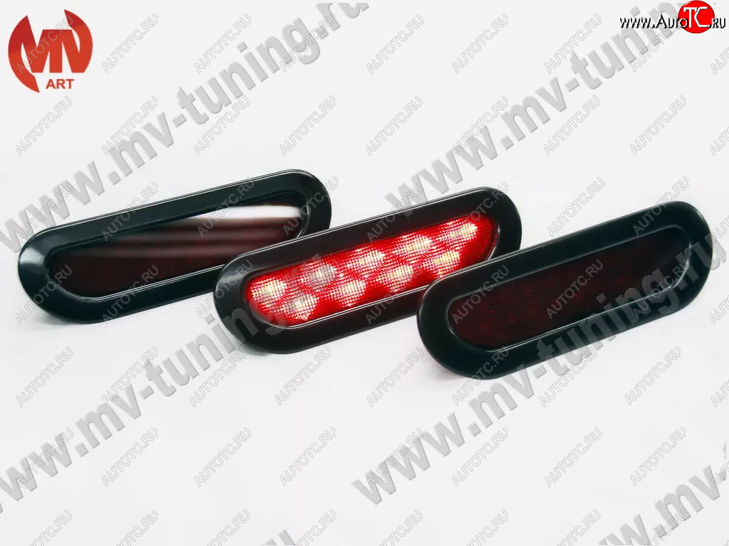 2 699 р. Стоп-сигнал в диффузор F1 Style (LED) MV-Tuning Mazda 3/Axela BM дорестайлинг седан (2013-2016)  с доставкой в г. Белгород