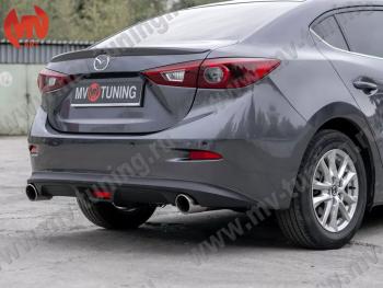 2 699 р. Стоп-сигнал в диффузор F1 Style (LED) MV-Tuning Mazda 3/Axela BM дорестайлинг седан (2013-2016)  с доставкой в г. Белгород. Увеличить фотографию 2