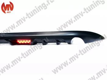 2 699 р. Стоп-сигнал в диффузор F1 Style (LED) MV-Tuning Mazda 3/Axela BM дорестайлинг седан (2013-2016)  с доставкой в г. Белгород. Увеличить фотографию 4